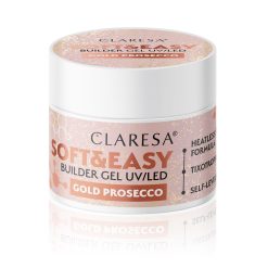 Alternative view of CLARESA - Soft&Easy Builder Gel 45ml Gold Prosecco/Dancing Sparkles