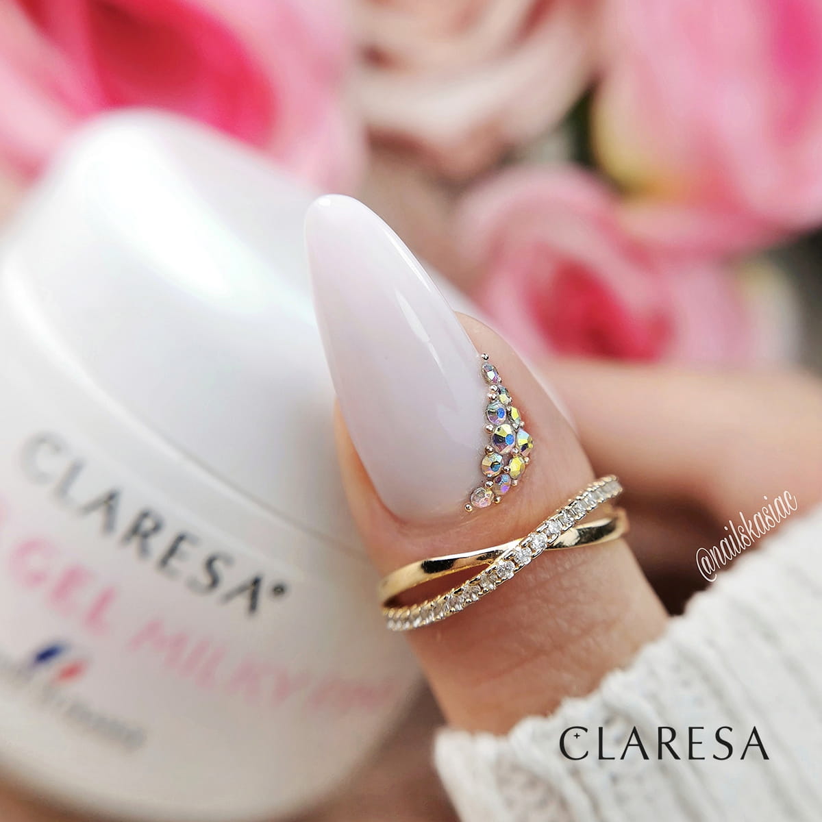 CLARESA - Builder Gel Milky Pink 15gr - immagine 2