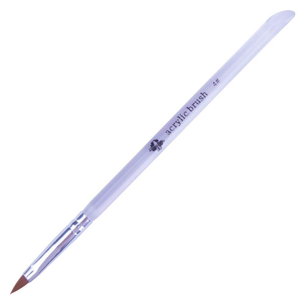 Pennello Per Acrilico In Setole Naturali 9mm. n.4 Allepaznokcie