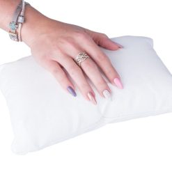 Alternative view of Poggiamani Bianco Glitter