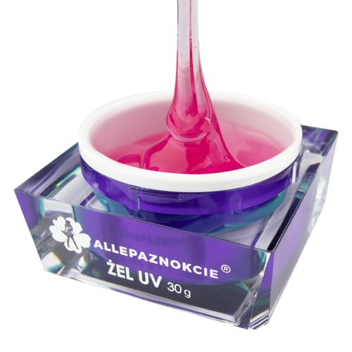 Jelly Pink Glass Allepaznokcie 30ml
