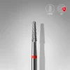 STALEKS Punta Carbide Cono, Rosso, Diametro 2.3 Mm