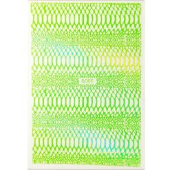 Sticker Snake Green B066