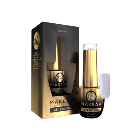 MAKEAR Sparkling Rubber Base - Serpens 8ml - immagine 2