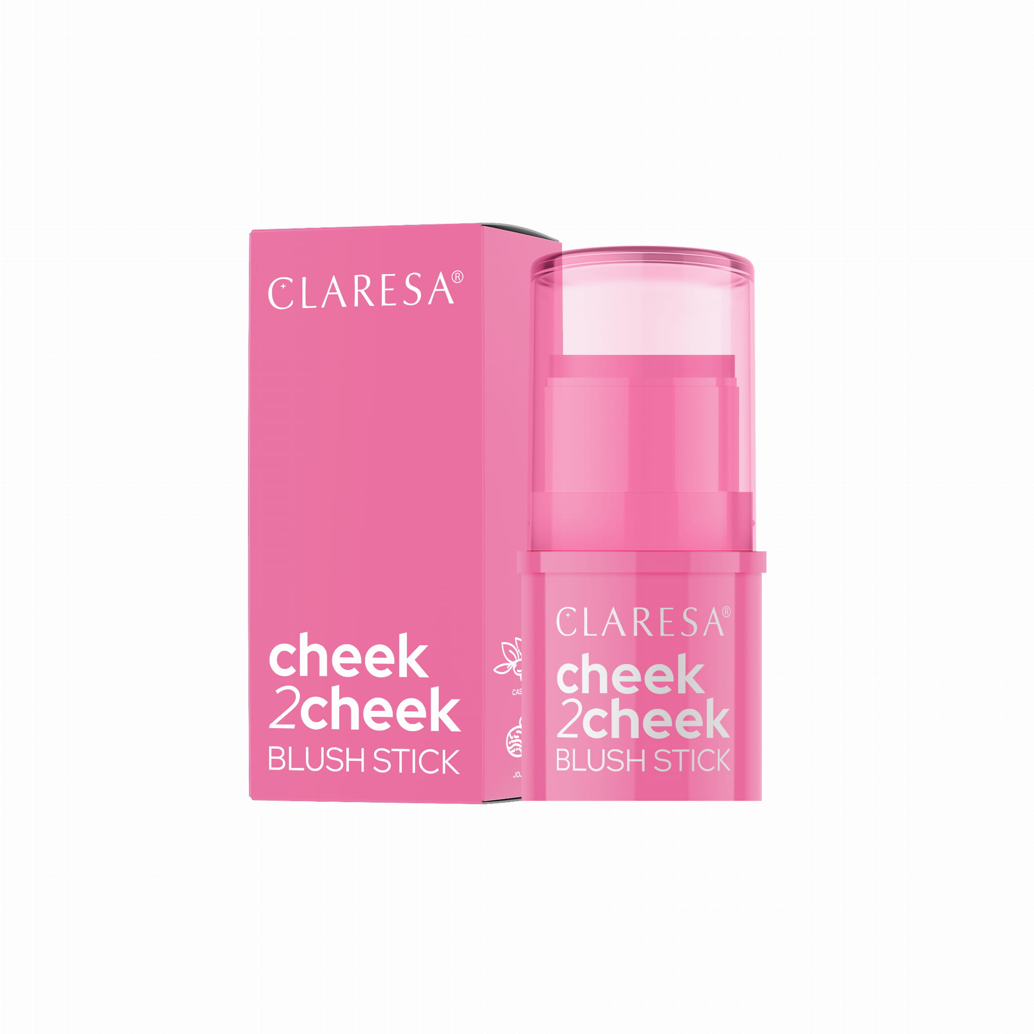 CLARESA - BLUSH IN STICK - CHEEK 2 CHEEK- CANDY PINK