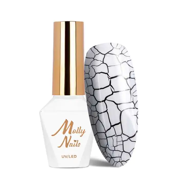 Molly Nails - Crackle Gel WHITE n.157 - 8gr