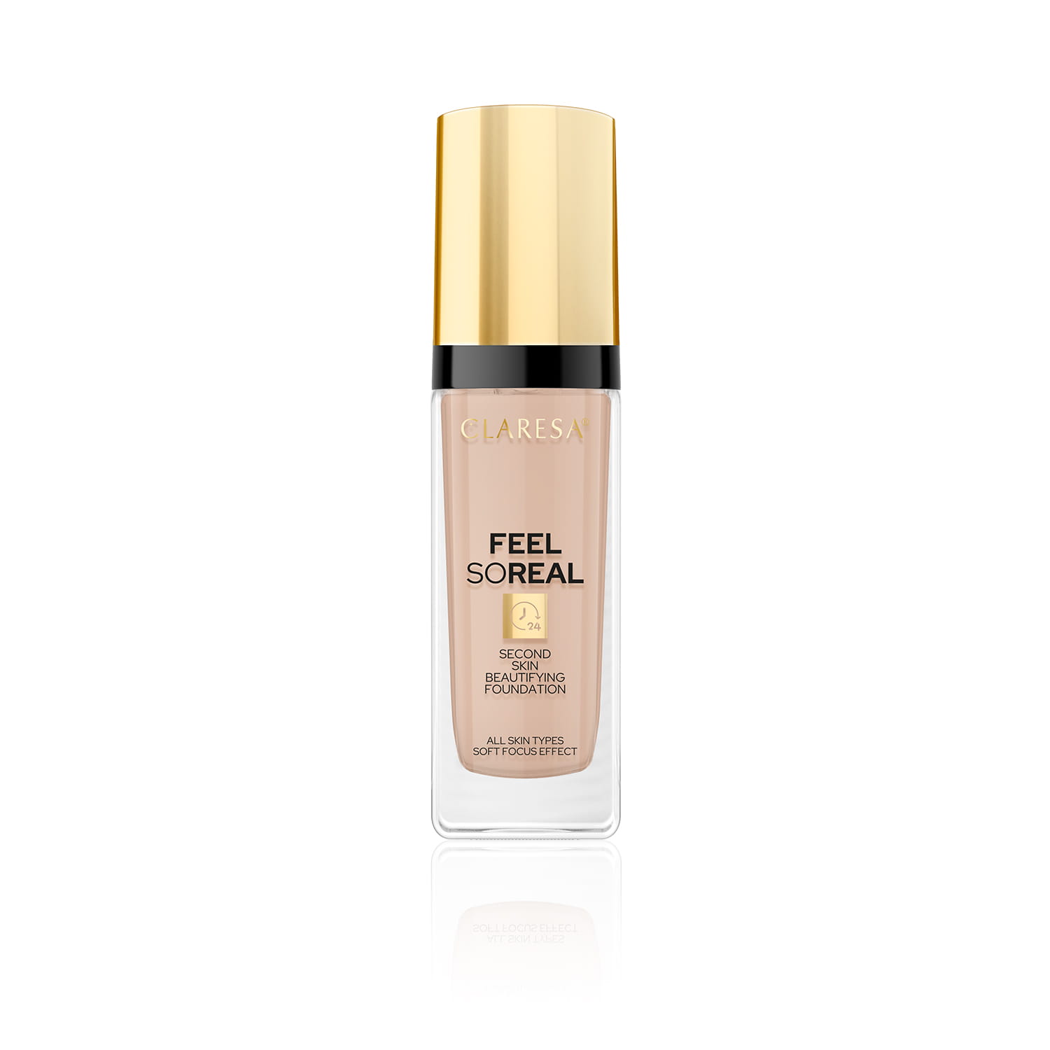CLARESA - FONDOTINTA - FEEL SO REAL - 06 TAN 34gr