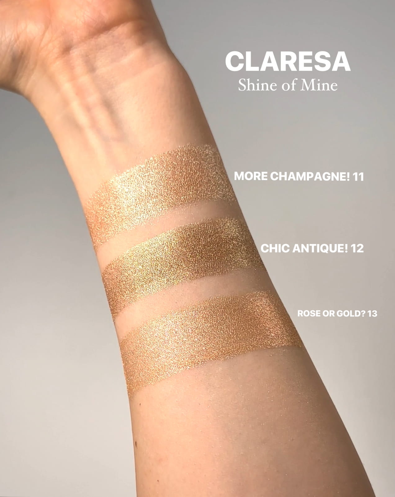 CLARESA - ILLUMINANTE SCIOLTO - SHINE OF MINE - 12 CHIC - immagine 2