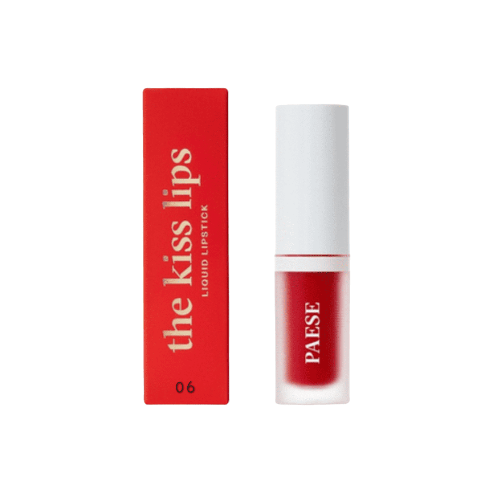 PAESE - THE KISS LIPS LIQUID LIPSTICK - 06 CLASSIC RED