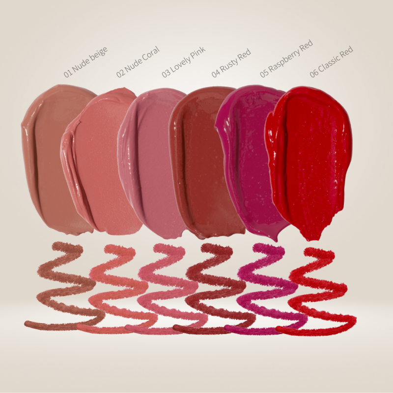 PAESE - THE KISS LIPS LIQUID LIPSTICK - 06 CLASSIC RED - immagine 3