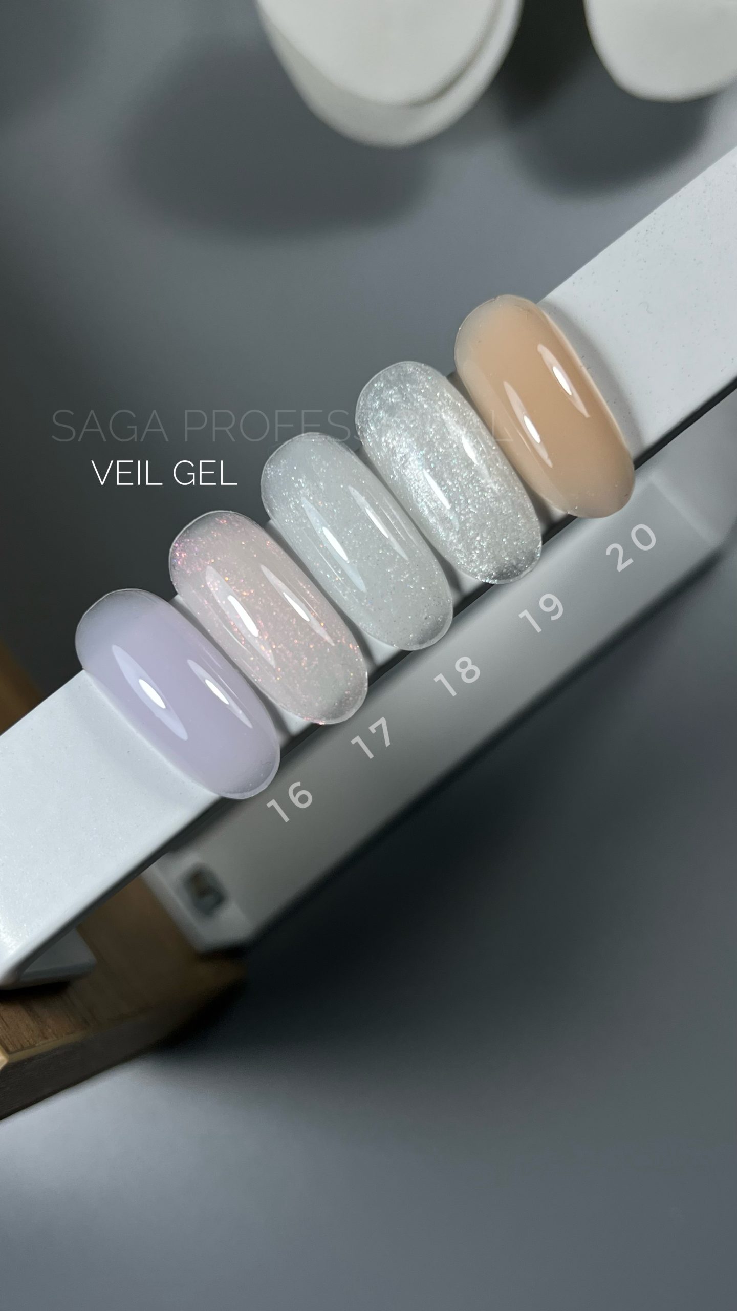 SAGA Professional - BUILDER GEL VEIL n.16 - 30ml (bianco latte) - immagine 3