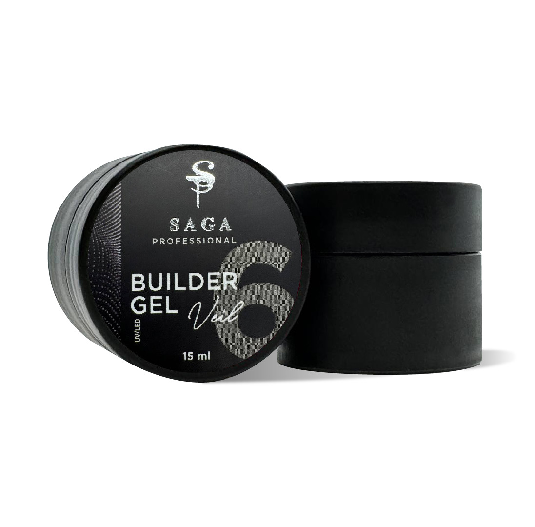 SAGA Professional - BUILDER GEL VEIL n.06 - 30ml (CLEAR)