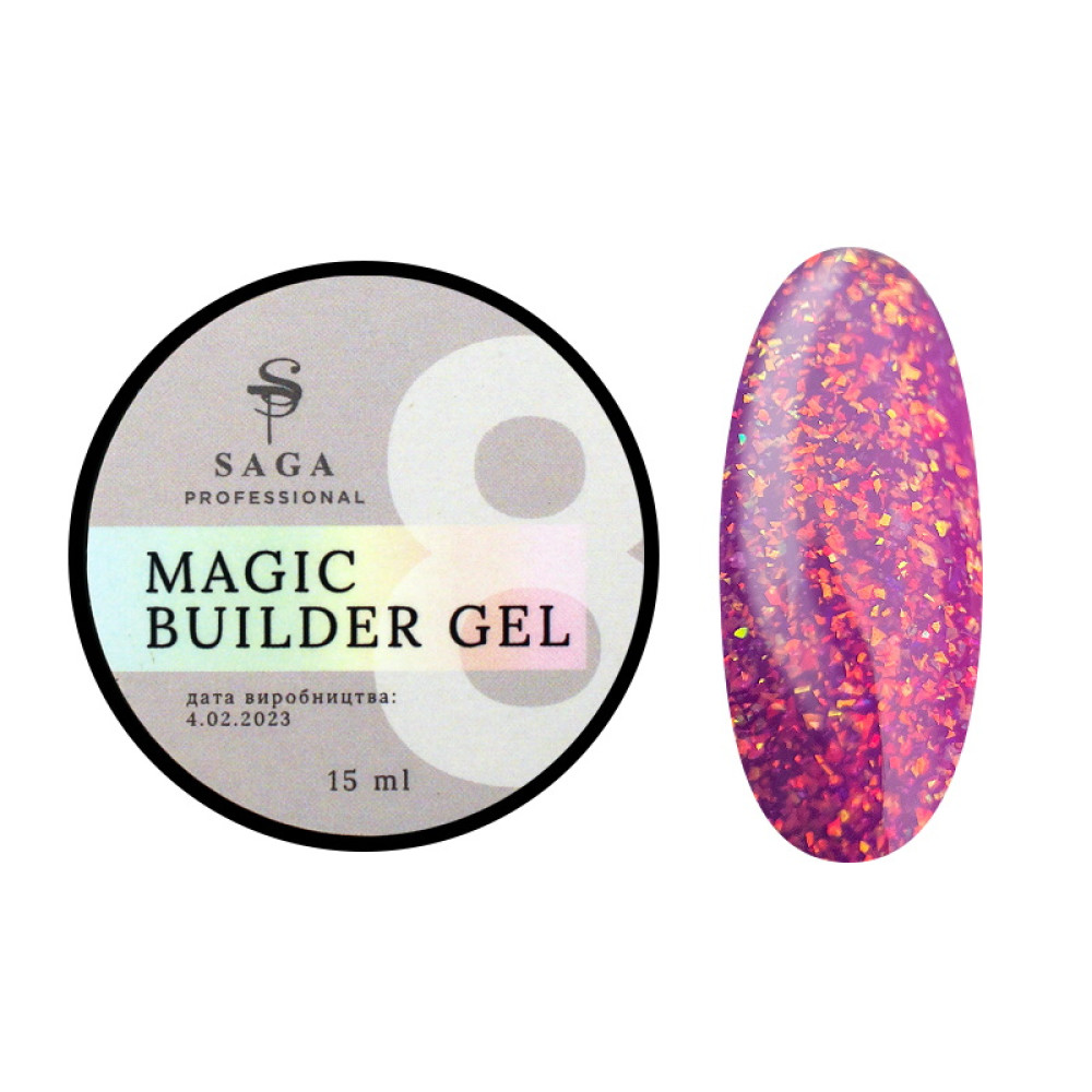 SAGA Professional - BUILDER GEL MAGIC n.08 - 15ml