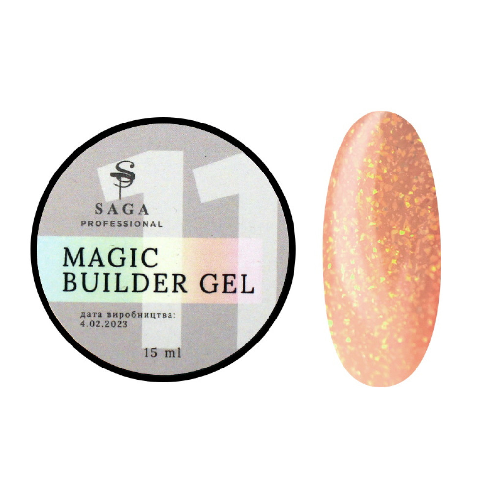 SAGA Professional - BUILDER GEL MAGIC n.11 - 15ml