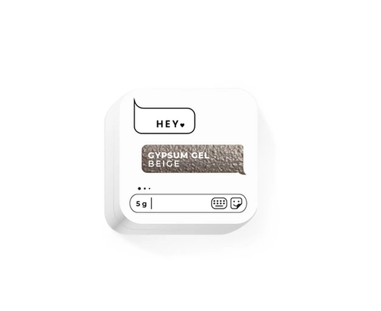 HEY LOVE - GYPSUM GEL BEIGE - 5gr