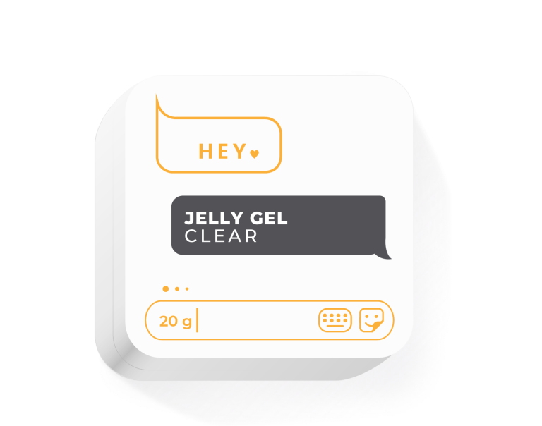 HEY LOVE - JELLY GEL CLEAR - 20gr