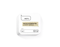 HEY LOVE - SOLID PLATINUM GEL - LIGHT GOLD- 5gr