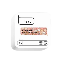 HEY LOVE - COIN GEL - GOLD PINK - 5gr