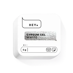 HEY LOVE - GYPSUM GEL WHITE - 5gr